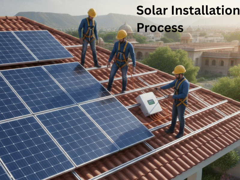 Solar installation process overview