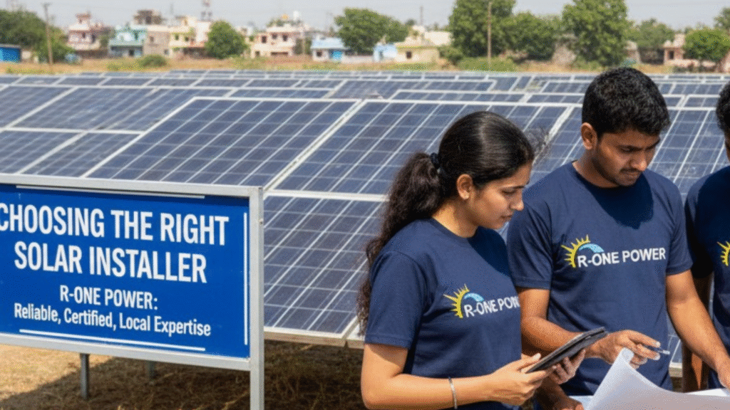 Selecting a reliable solar installer