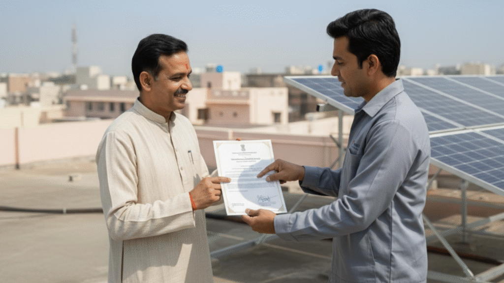 MNRE RREC approved solar installer Jaipur