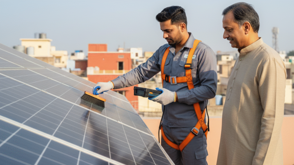 After sales support from solar power installers near me Jaipur
