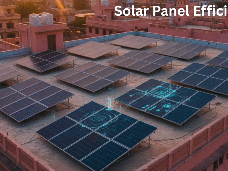 Jaipur rooftop solar panel efficiency guide