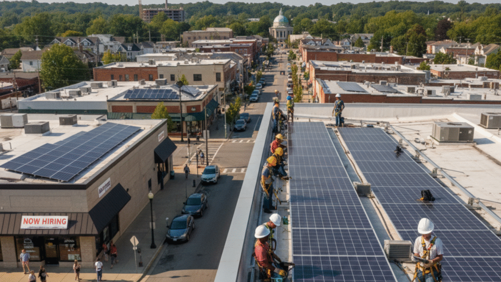 Solar jobs in Rajasthan village empowering local economy