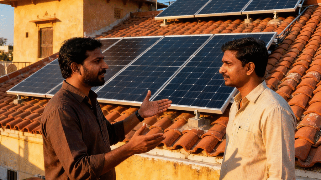 Solar subsidy and financial savings Jaipur