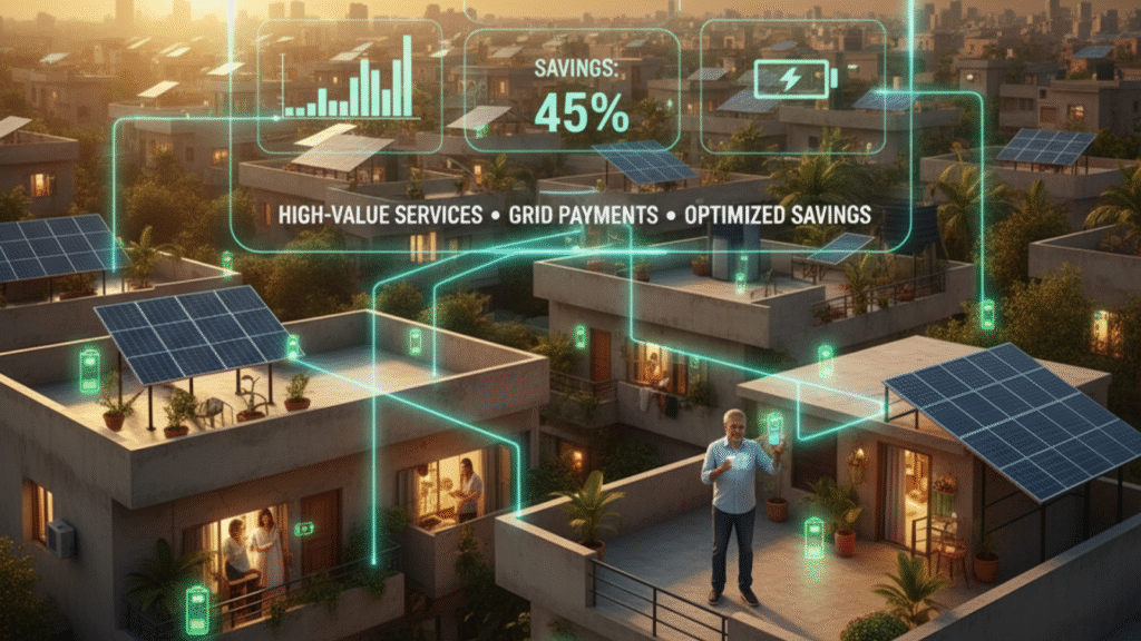 Economic benefits of solar energy through VPP participation