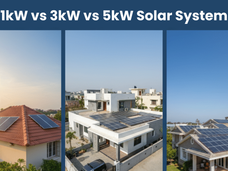 Complete Guide: 1kW vs 3kW vs 5kW Solar System