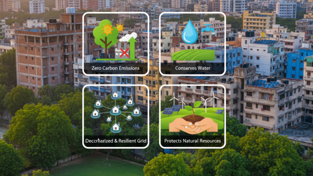 Environmental benefits of rooftop solar