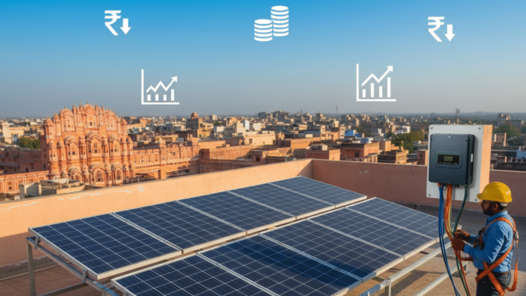 5kW solar system price after subsidy in Jaipur