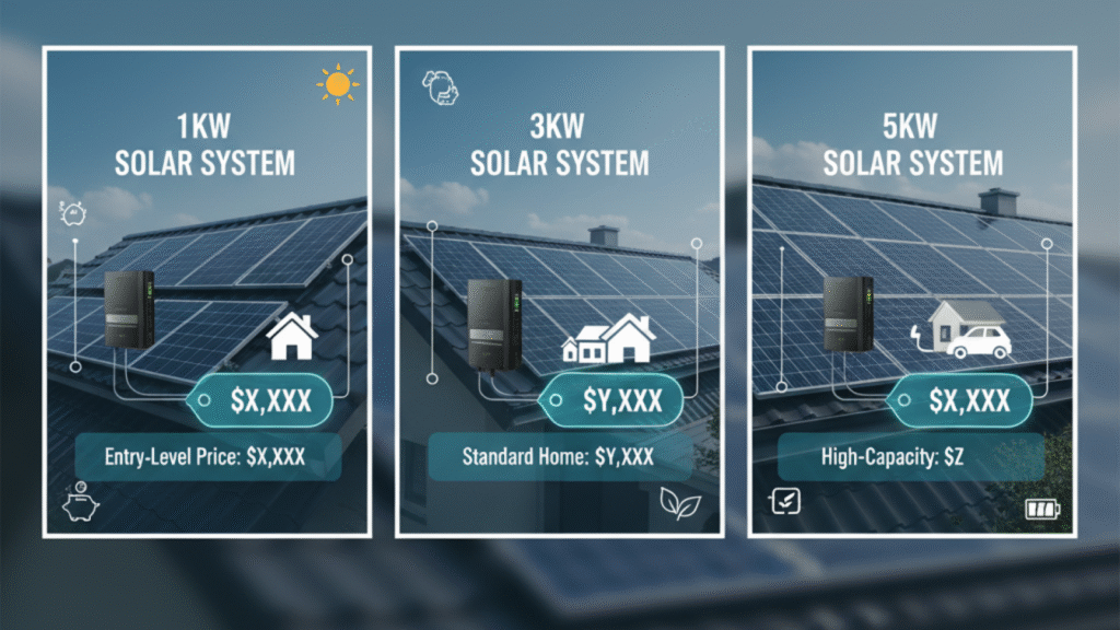 1kW/3kW/5kW Solar System Price: An In-Depth Cost Analysis
