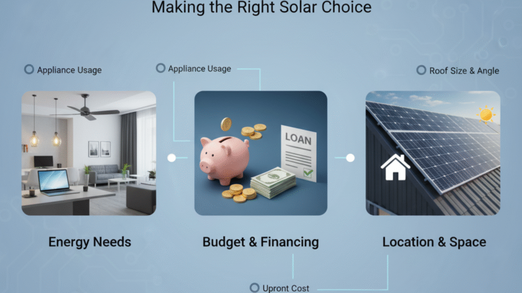Best Fit for Your Home: The Final 1kW/3kW/5kW Solar Selection Criteria