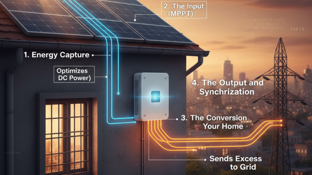Step-by-Step: How a Solar Inverter Works in Your System