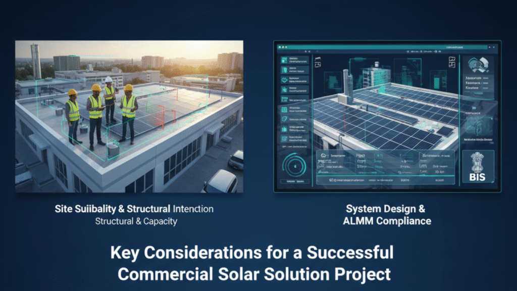 Key Considerations for a Successful Commercial Solar Solution Project