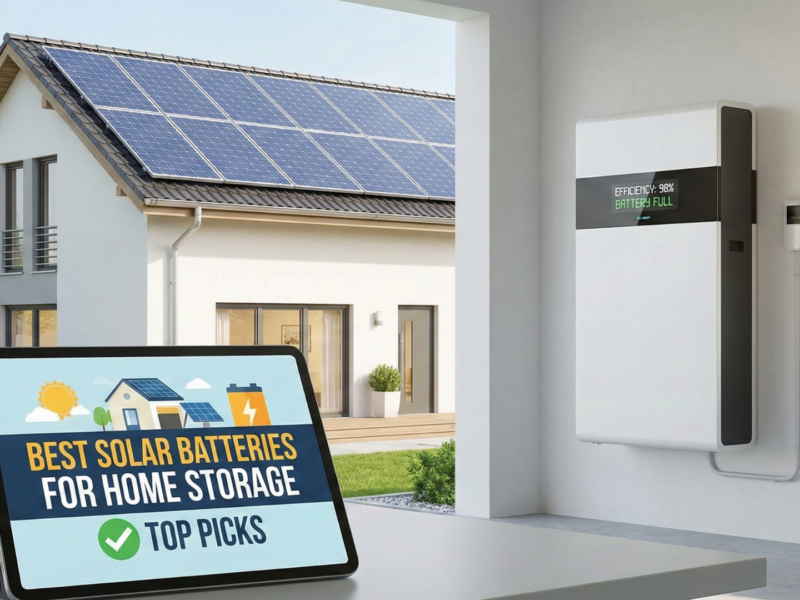 Best Solar Batteries for Home Storage: Our Top Picks for Efficiency