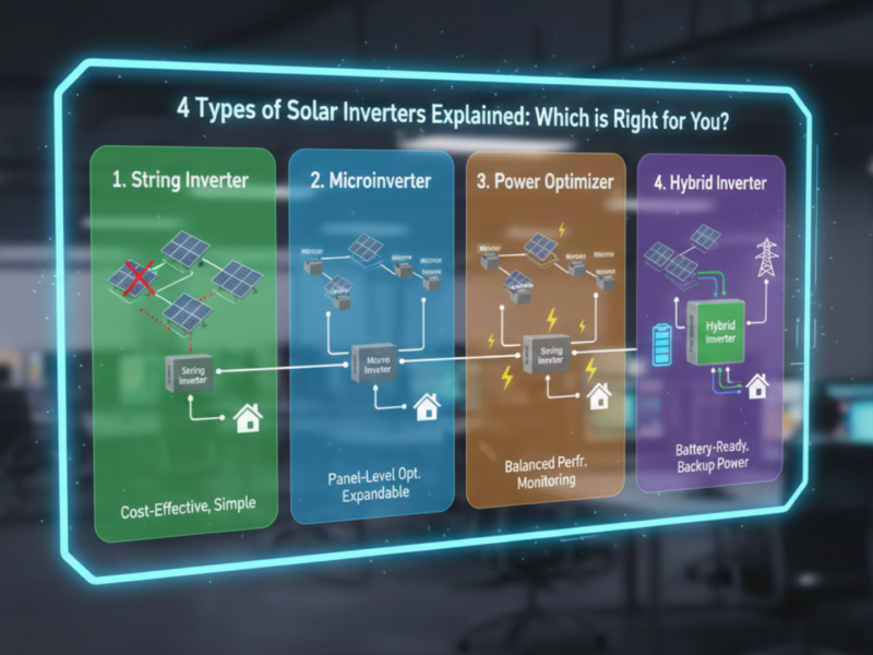 4 Types of Solar Inverters Explained: Which is Right for You?