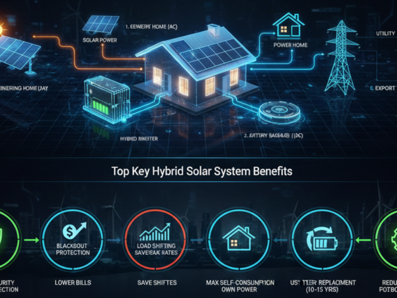How Does a Hybrid Solar System Work? (Step-by-Step Guide)