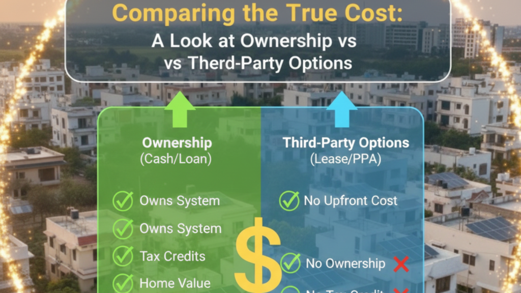 Comparing the True Cost: A Look at Ownership vs. Third-Party Options for Solar Panels