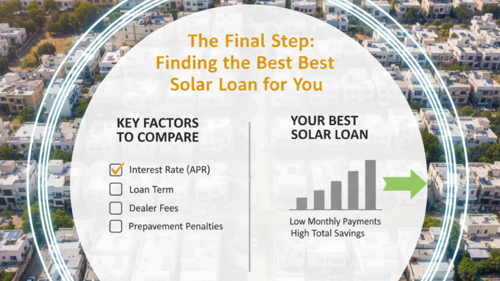 The Final Step: Finding the Best Solar Loan for You