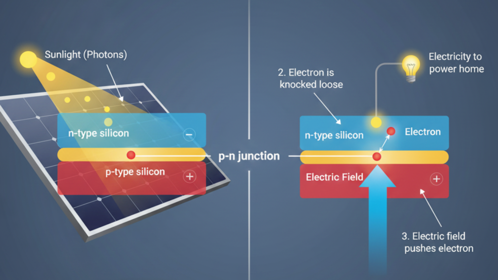 Understanding the Core: The Photovoltaic Effect