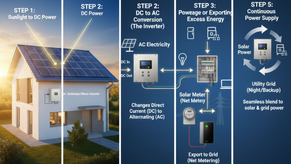 The 5-Step Guide: How is Solar Power Converted to Electricity?